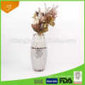 White Shining Mosaic glass vase For Wedding Decorations